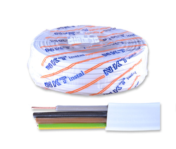 NKT przewód płaski YDYp 4x1.5 750V 25m