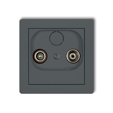 KARLIK DECO 28DG2K  Gniazdo abonenckie RTV końcowego 2dB