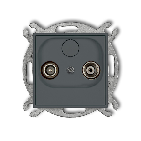 KARLIK MINI 28MG12P  Gniazdo abonenckie RTV przelotowego 12dB