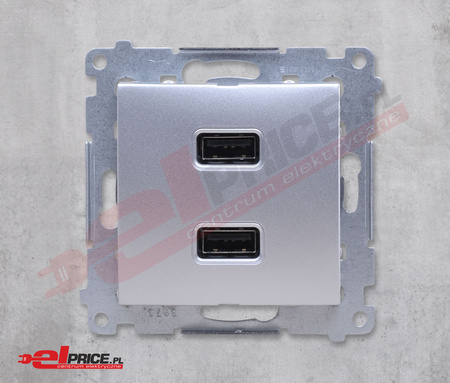 Kontakt simon 54,dc2usb.01/43 ładowarka 2x usb 2.1a