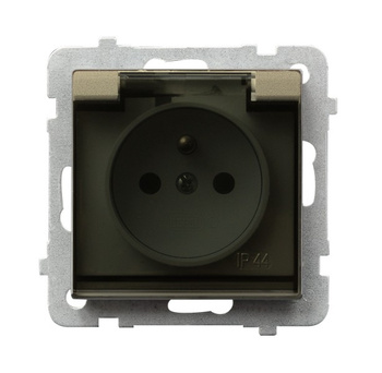 OSPEL SONATA GPH-1RZ/m/39/d Gniazdo bryzgoszczelne z uziemieniem IP-44