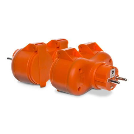 Plastrol Rozgałęźnik podwójny 2x2P+Z 16A R-270P IP44 W-97745