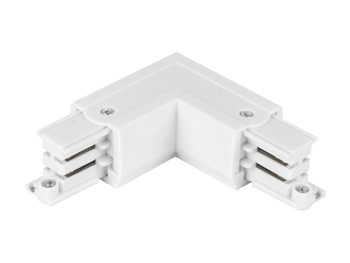Łącznik L do szynoprzewodu LUMICANTO lewy biały z zasilaniem PRIME