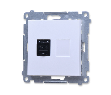 Kontakt Simon 55 t61.01/111 gniazdo komputerowe pojedyncze rj45 kat. 6e