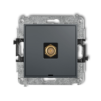 KARLIK ICON 28IGFBO-1.1  Gniazdo antenowe pojedyńcze  typu F (SAT) pozłacany