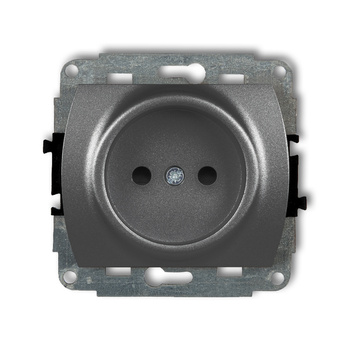 KARLIK TREND 11GP-1p  Gniazdo pojedyńcze  bez uziemienia 2P (przesłony torów prądowych)