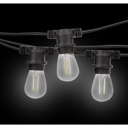 GIRLANDA OGRODOWA 10x E27 10M AURA 4779