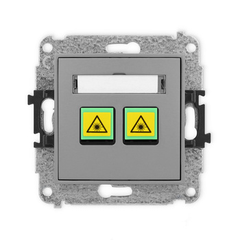 KARLIK MINI 27MGOP-2 Gniazdo światłowodowe optyczne podwójne