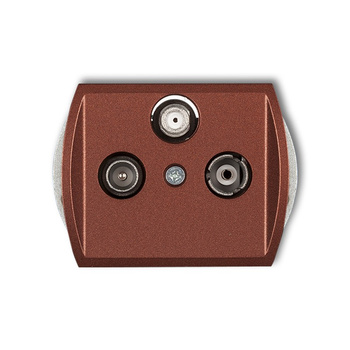 KARLIK TREND 9GST  Gniazdo abonenckie RTV-SAT końcowego (2 wejścia antenowe)