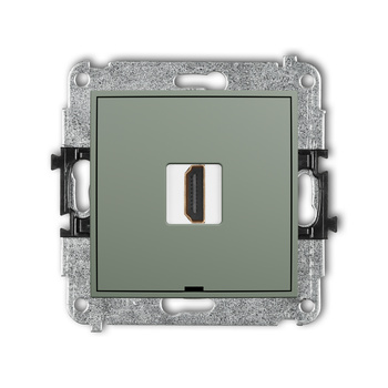 KARLIK MINI 61MHDMIBO-3 Mechanizm gniazda pojedynczego HDMI 2.0, 4K, bez pola opisowego