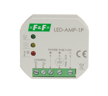 F&F LED-AMP-1P wzmacniacz sygnału zasilającego oświetlenia LED