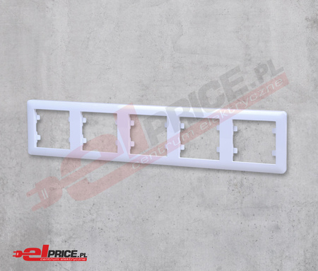 Hager lumina soul wl5250 ramka 5-krotna pozioma