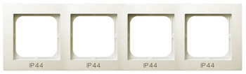 Ospel as RH-4G/27 Ramka poczwórna do łączników IP-44
