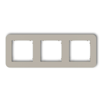 KARLIK MINI 60MRTZ-3 Ramka uniwersalna potrójna zaokrąglona z tworzywa