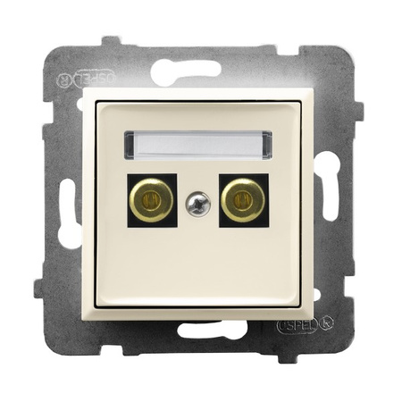 Ospel aria ggn-1u/m/27 Gniazdo głośnikowe pojedyncze