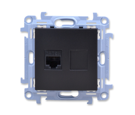 Kontakt Simon 10 c51.01/49 gniazdo komputerowe pojedyncze kat. 5e