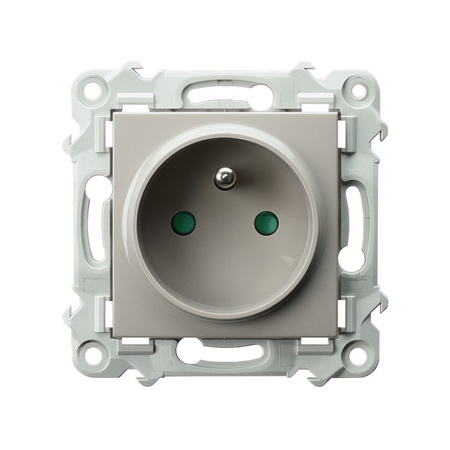 OSPEL SZAFIR GP-1ZZP/m/83 Gniazdo pojedyncze z uziemieniem, przesłony