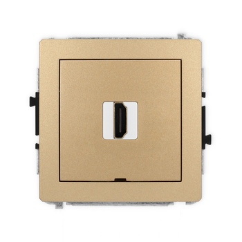 KARLIK DECO 8DHDMIBO-5 Mechanizm gniazda pojedynczego HDMI 2.1, 8K, bez pola opisowego