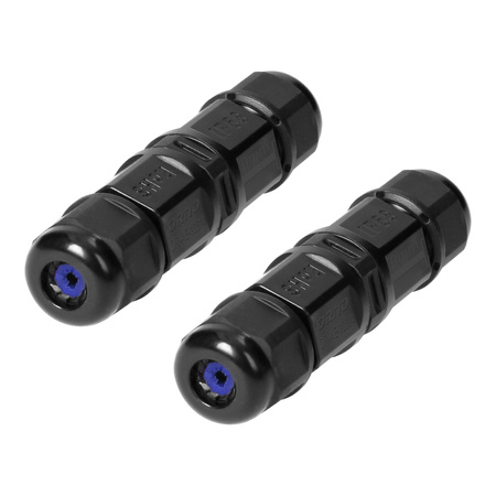 MICRO konektor kablowy prosty, IP68, 2x1,0mm2, 450V/10A, 2 szt.