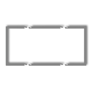 KARLIK prod. uzupełniające 27DRW-2 Ramka wypełniająca podwójna DECO