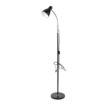 Lampa stojąca podłogowa LAR, max 20W E27, 160 cm, czarna