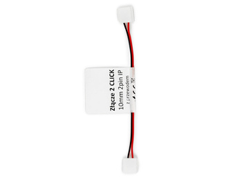LED line® złączka do taśm LED wodoodpornych CLICK CONNECTOR podwójny 10 mm 2 PIN z przewodem