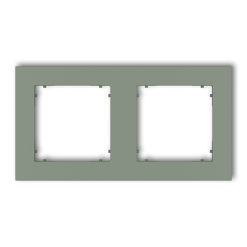 KARLIK MINI 61MR-2 Ramka uniwersalna podwójna kwadratowa z tworzywa