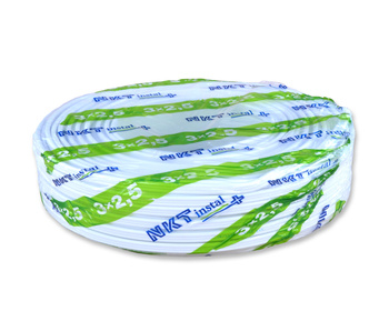 Kabel przewód płaski YDYpżo NKT 3x2,5 50m instalacyjny