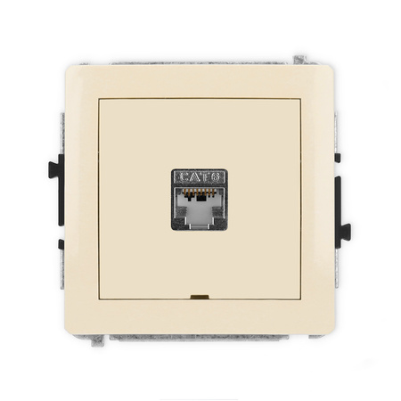 KARLIK DECO 1DGKBO-5 Gniazdo komputerowe pojedyńcze 1xRJ45