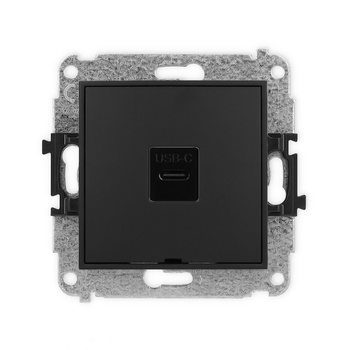 KARLIK ICON 12IGUSBBO-7  Gniazdo pojedyńcze  1xUSB C-C