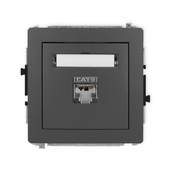 KARLIK DECO 28DGK-5  Gniazdo komputerowe pojedyńcze  1xRJ45