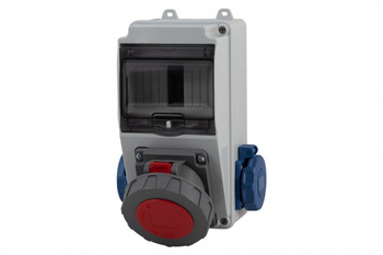 F-ELEKTRO F3.1833  Rozdzielnica  LAGO 5M 32/5, 2x230V  IP65