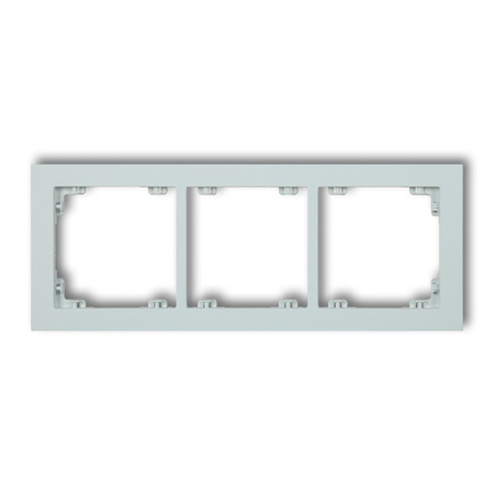 KARLIK DECO 47DR-3 Ramka uniwersalna potrójna z tworzywa DECO Pastel Matt
