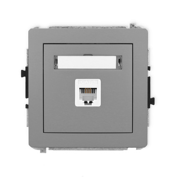 KARLIK DECO 27DGT-1  Gniazdo telefoniczne pojedyńcze  1xRJ11