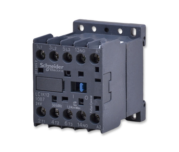 SCHNEIDER Stycznik mocy, TeSys K, AC3, 12A, 3P, 1NO  LC1K1210B7