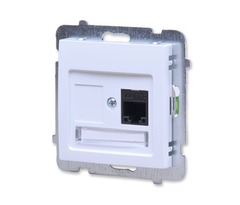 Ospel as gpk-1g/k/m/00 gniazdo komputerowe pojedyncze kat.5e