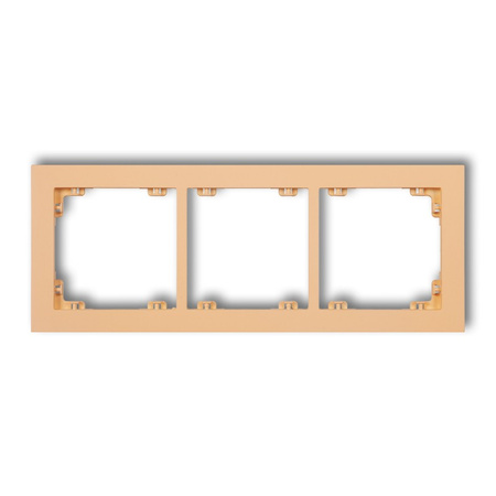 KARLIK DECO 45DR-3 Ramka uniwersalna potrójna z tworzywa DECO Pastel Matt