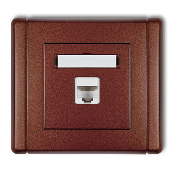 KARLIK FLEXI 9FGK-3   Gniazdo komputerowe pojedyncze 1xRJ45