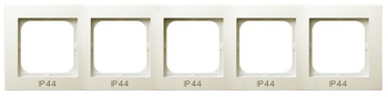 OSPEL AS RH-5G/27 Ramka pięciokrotna do łączników IP-44 ecru