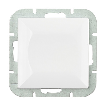 Przycisk dzwonek p/t Pearl, 10A, 250V, WP-6/7P, biały