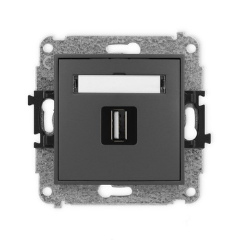 KARLIK ICON 28IGUSB-1  Gniazdo pojedyńcze  USB A-A 2.0
