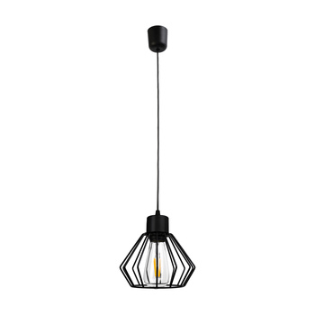 PINO lampa wisząca, moc max. 1x60W, E27, czarna