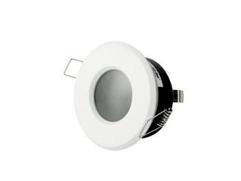 LED line® Oprawa sufitowa wodoodporna okrągła odlew biała