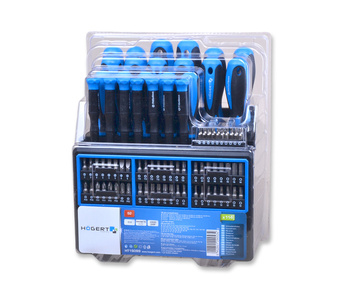 HOGERT HT1S099 ZESTAW WKRĘTAKÓW 114 SZT BITÓW