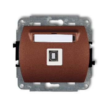 KARLIK TREND 9GUSB-3  Gniazdo pojedyńcze  USB A-B 2.0