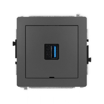 KARLIK DECO 28DGUSBBO-5  Gniazdo pojedyńcze  USB A-A 3.0