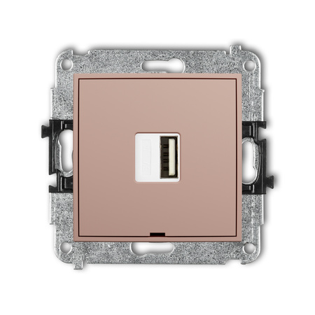 KARLIK MINI 62MCUSBBO-1 Mechanizm ładowarki USB pojedynczej USB A, 5W max., 5V, 1A, bez pola opisowego