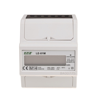F&F Licznik zużycia prądu LE-01M, transmisja danych, certyfikat MID