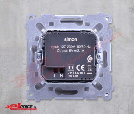 Kontakt simon basic ładowarka usbx2 bmc2usb.01/11