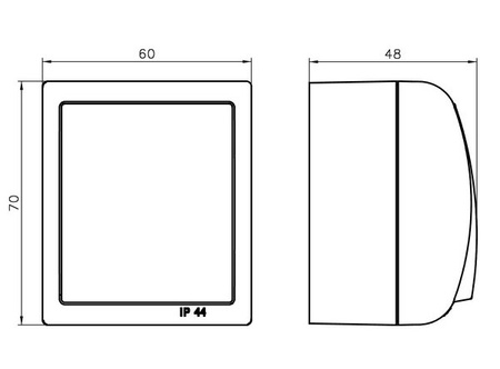 Ospel fala ŁNH-6H/00 Łącznik zwierny "dzwonek" biały